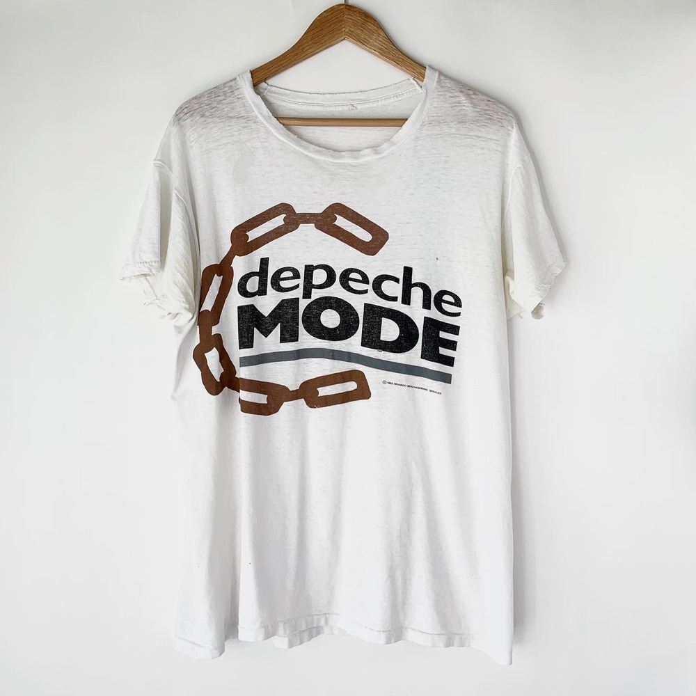 1985 Depeche Mode Tour Tee Shirt